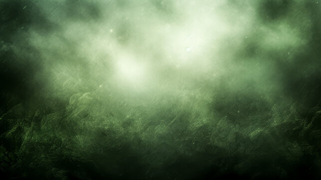 A green background texture with light is created to enhance a photograph.