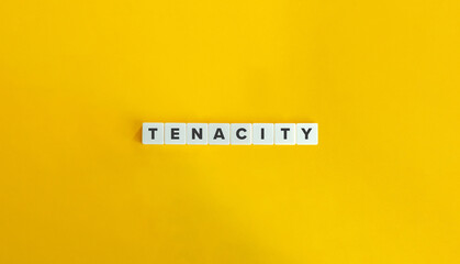 Tenacity Word and Concept Image.
