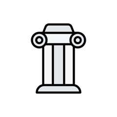 Sculpture Line Color Icon