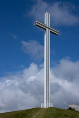 cross on the top of the hill