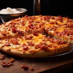 Delicious Bacon Pizza