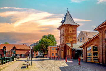 Altstadt von Teterow, Mecklenburg Vorpommern, Deutschland 