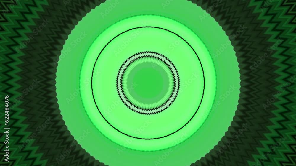 Poster abstract spreading signal, shimmering rings. motion. technological background with widening blinking
