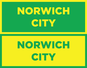 Norwich CIty typography