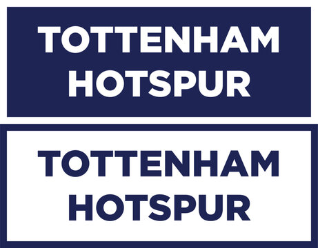 Tottenham Hotspur typography