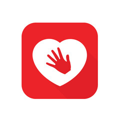 heart cpr medical icon vector design	
