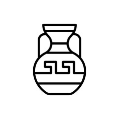 Amphora Line Icon