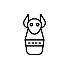 Canopic Jar Line Icon