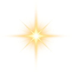 Gold star illustration. Sparkle design element.
