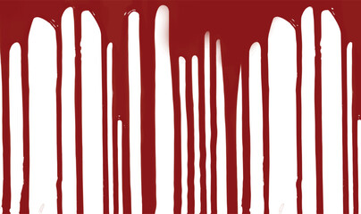dripping blood on white background