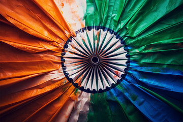 Happy Indian Independence Day. India independence day ashoka or ashoka chakra (ashoka wheel) and emblem. illustration 15 august happy independence day of india. 