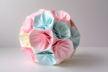 Flower bouquet origami
