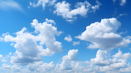 Obraz na płótnie Canvas blue sky with cloud Generative AI