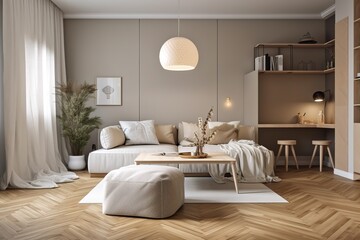 Fototapeta na wymiar Stylish Modern Living Room