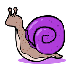 snail cartoon character