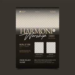 Church vertical flyer template