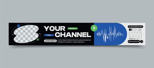 Podcast YouTube Cover Template