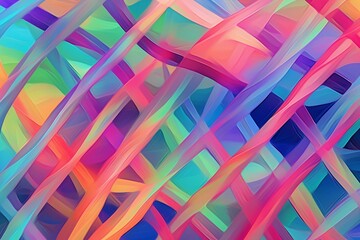 abstract gradient background striped brush strokes with colorful stripes
