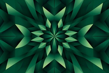 abstract green sacred geometry optical illusion background