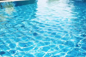 pool surface water on sunny day