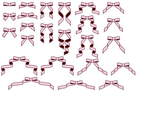 リボン015-2垂蝶