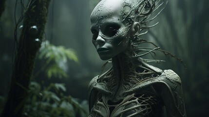 Grey Alien Dark Fantasy