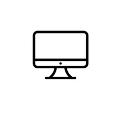 monitor with screen isolated