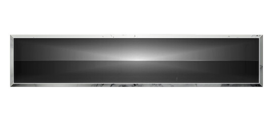 Obraz premium 高級感のある黒色のバナー 銀の縁