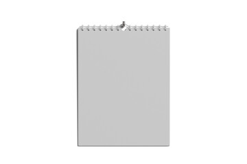 Blank wall calendar
