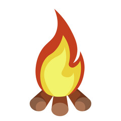 Campfire Illustration Vector