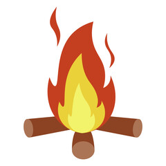 Campfire Illustration Vector