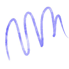 Blue Watercolor Doodles