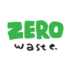 zero waste sticker element