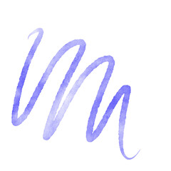 Blue Watercolor Doodles