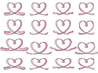 リボン047-2ハート