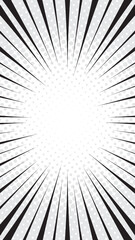 Obraz premium Speed lines comic