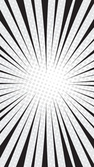 Speed lines comic