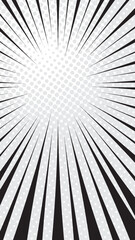 Speed lines comic