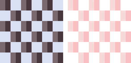 Seamless geometric gingham tartan check plaid for dress, scarf, skirt, picnic tablecloth, other fabric design