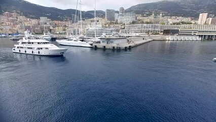 Quai louis Monaco 28 april a view from the cruise port view of city