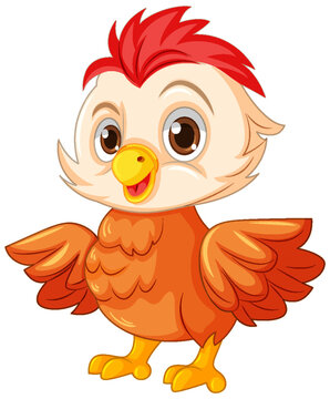 Baby chick cartoon character
