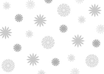 Seamless white flowers wallpaper