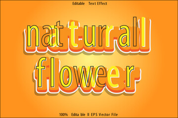 Natural Flower Editable Text Effect