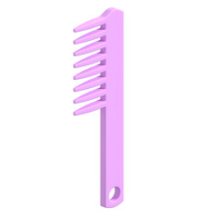 3D Comb Illustration