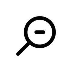 Magnify Zoom In Zoom Out Icon Vector Symbol Design Illustrator