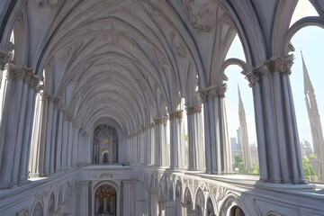 Fototapeta premium building and architecture. Generative AI,