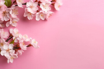 Fototapeta na wymiar wedding nature blossom bouquet pink flower minimal valentine background leaf floral. Generative AI.