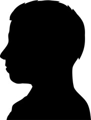 Style Man Head Silhouette Illustration Vector