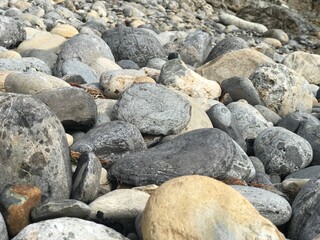 Beach, Rocks and Waves