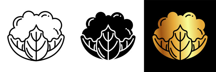 The Cauliflower icon represents the versatile and nutritious vegetable known for its white florets and mild flavor. 